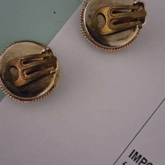 Micro Mosaic Earrings - Picture 5 of 5